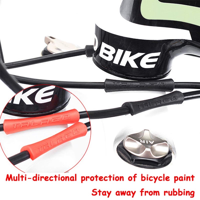 Farbetter Bicycle Frame Protection Bike Protector Rubber Sleeve for Shifter Brake Cable 3 Colors, 4pcs/ Color, 12pcs/ Bag - Image 4